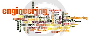 Engineering word cloud