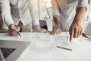 Engineers are helping to design, work on blueprints and collaborate on structural analyzes of project types