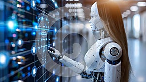 Engineers innovating robotics in a laboratory environment for advanced development