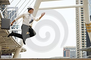 Engineers strive jump high as possible in order achieve goals photo