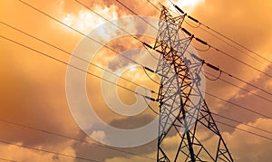 Engineers working on a power electric tower