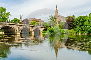 Engish Bridge and United Reformed Church, Shrewsbury