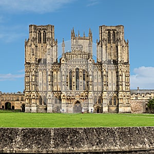 Engish cathedral at the City of Wells