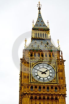 england aged city in london big ben and historical old construc