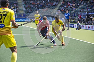 England Beats India at the World Cup Hockey 2014