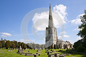 England, Gloucestershire, the historic `wool church` at Painswick photo