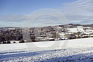 England, Cotswolds, Painswick, winter photo