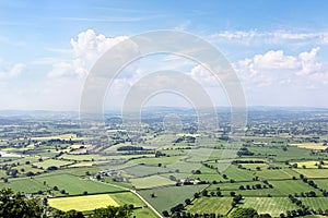 England countryside landscape panorama