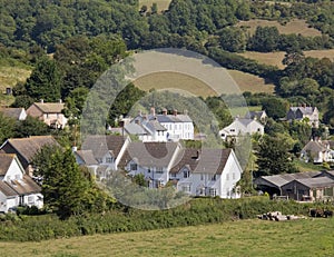 England devon jurassic coast branscombe village