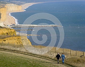 England dorset bridport jurassic coast eype mouth dorset coast p