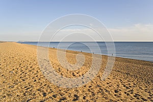 England dorset coast chesil beach