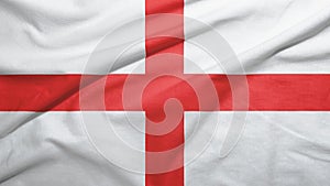 England flag with fabric texture