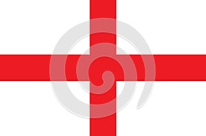 The England flag illustration.And vector background.