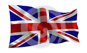 England flag. A series of `Flags of the world.` The country - England flag