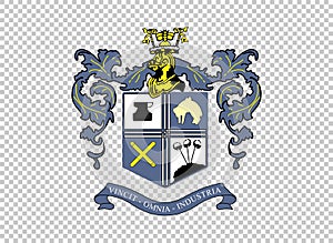 England football club emblem on transparent background. Vector illustration. Bury FC