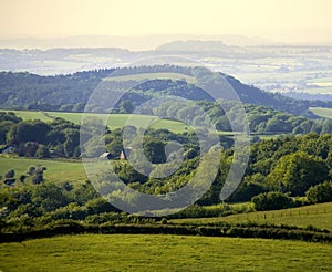 england gloucestershire the forest of dean as seen from ruardean photo