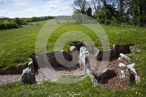 England, Gloucestershire, the remains of Nympsfield Long Barrow