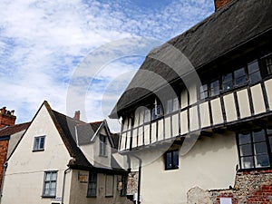 England: historic cottages in Norwich