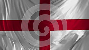 England national flag gently waving in the wind full hd 1080p st georg red and white