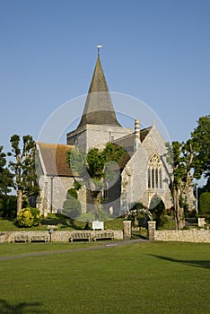 English 14th century Church