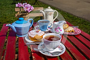 English afternoon Tea & Cake for two