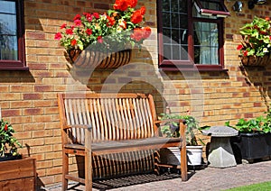 An English back Garden seat