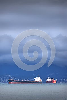 English Bay Freighters, Vancouver