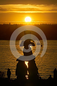 English Bay Inukshuk Vancouver