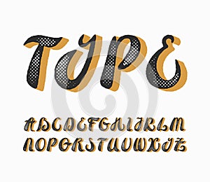 English capital letters font, ABC