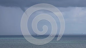 English channel waterspout