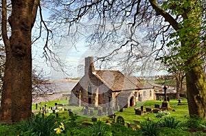 English church and graveyard