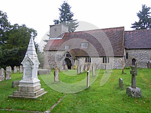 English church and graveyard