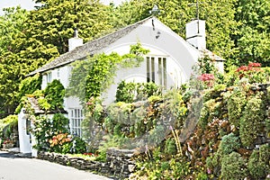 English cottage with attractive garden.