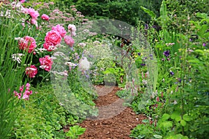 English cottage garden photo
