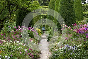 English cottage garden photo