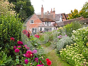 English Cottage Garden in Warwickshire