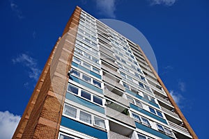 English council high rise tower block constructed in 1966