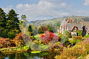 English Country Estate in Fall