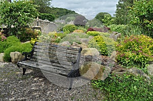 In an English country garden
