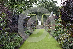 English country garden border