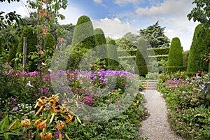 English country garden border