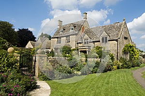 English country homes made from stone