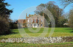 English Country Manor and garden photo