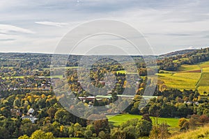 English countryside, North Downs in Surrey