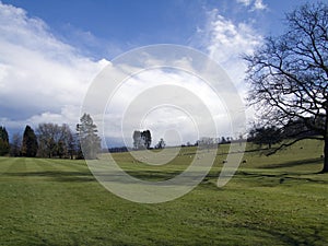 English countryside in winter