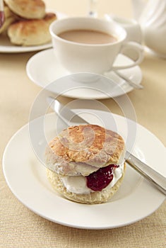 English cream tea