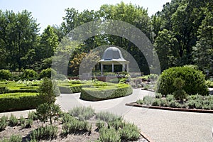 English garden in Missouri Botanical garden ST Louis