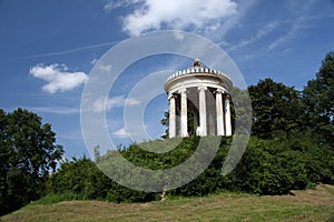 English garden in Munich, Germany