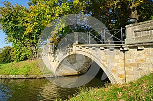 English Grounds of Woerlitz wolfsbridge photo