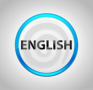 English Round Blue Push Button